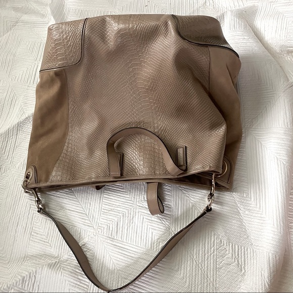 Coach Hadley XL Python Embossed Leather Bag - Picture 8 of 15